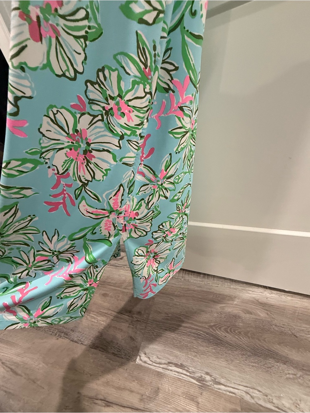 Lilly Pulitzer Deena Mint Green Floral Midi Dress Retail $238 - Picture 7 of 13
